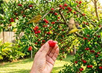Fruta fácil de cuidar pode ser cultivada no fundo de casa e ainda atrai pássaros