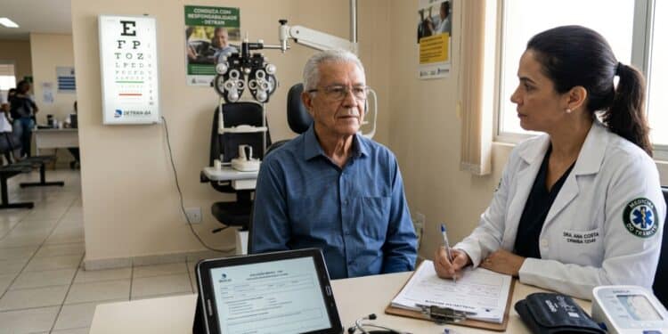 Nova regra de renovação automática da CNH exclui motoristas com 70 anos e obriga exame presencial