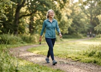 Depois dos 50 anos, você deve manter uma rotina de exercícios leves todos os dias, priorizar caminhadas ao ar livre, alongar o corpo e preservar sua saúde cardiovascular