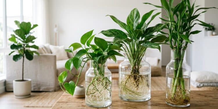 O segredo das plantas que vivem só na água para deixar sua sala linda sem precisar regar