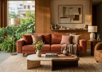 Adeus ao sofá bege: a nova tendência de cores que está dominando salas modernas em 2026