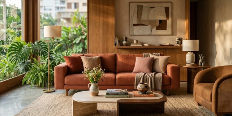 Adeus ao sofá bege: a nova tendência de cores que está dominando salas modernas em 2026