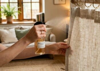 O guia prático com 2 ingredientes para perfumar cortinas e tapetes sem manchar os tecidos e mantendo o frescor