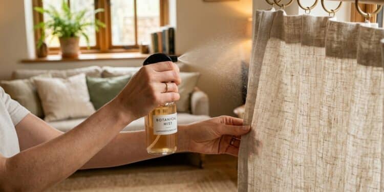 O guia prático com 2 ingredientes para perfumar cortinas e tapetes sem manchar os tecidos e mantendo o frescor
