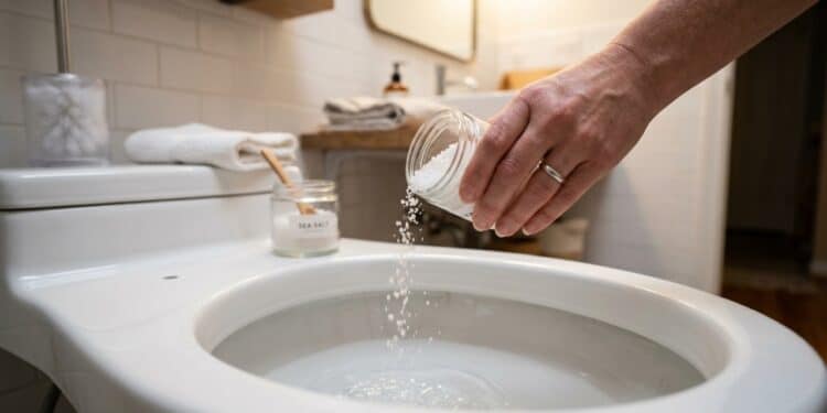 Colocar sal no vaso sanitário à noite antes de dormir: para que serve e por que você precisa fazer isso