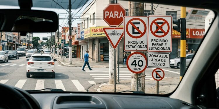 Muitos motoristas confundem e podem ser multados: essa é a diferença entre estes sinais de trânsito quase iguais