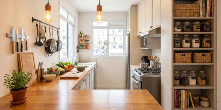 Arquitetura de cozinha: o método das “Zonas de Atividade” para triplicar o espaço de bancada