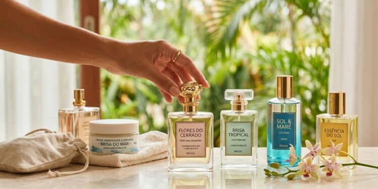6 perfumes femininos nacionais que seguram o cheiro o dia todo no calor brasileiro