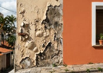 Os gregos sempre tiveram razão: as paredes externas não devem ser pintadas com tinta óleo