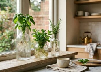 Jardim de Copo: como criar um refúgio verde na janela da cozinha usando apenas água