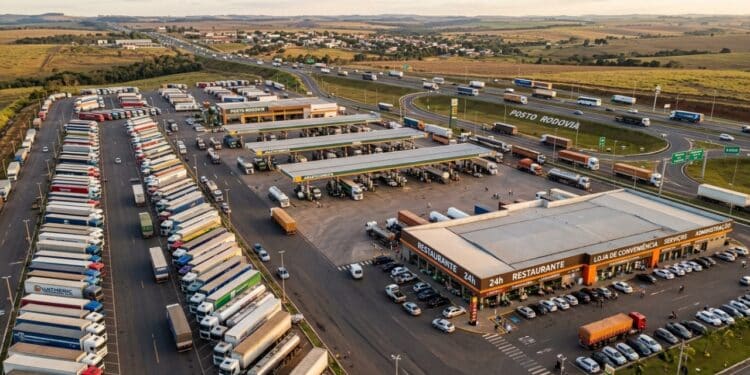 Maior posto de gasolina do Brasil opera 32 bombas e mantém hotel de 84 quartos em área de 200 mil metros quadrados
