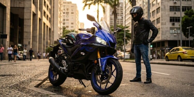 Moto da Yamaha 300cc por R$ 22 mil chama atenção pelo visual esportivo e motor potente