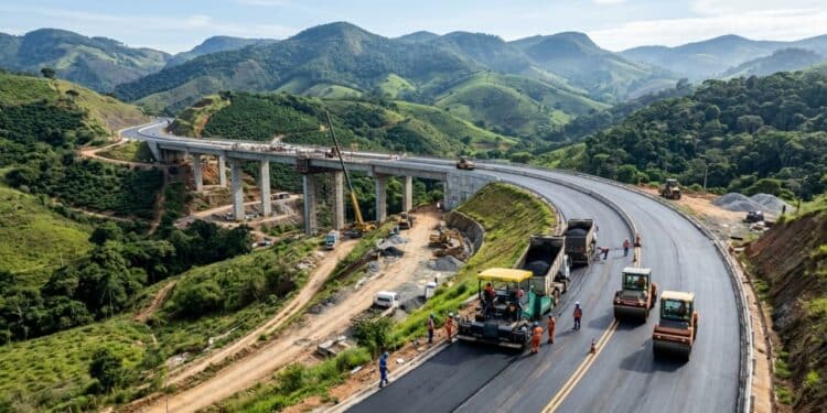 Trecho de 24 quilômetros da MGC-262 ganha pavimentação com investimento de R$ 138 milhões