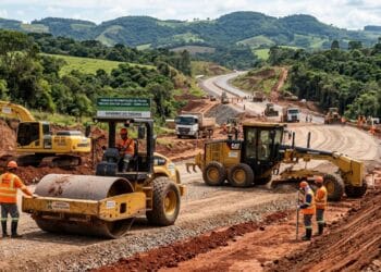 Obra da PR-092 entra em fase decisiva com 27,21% de avanço e R$ 56,9 milhões no Paraná