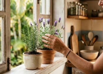 Aromaterapia Viva: como cultivar alecrim e lavanda na janela da cozinha