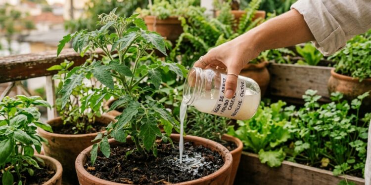 Água de arroz: o adubo gratuito que você joga fora todos os dias