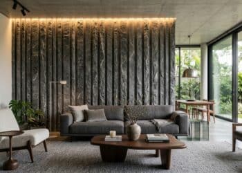 Ripado de Pedra: a tendência mineral que redefine o luxo na decoração