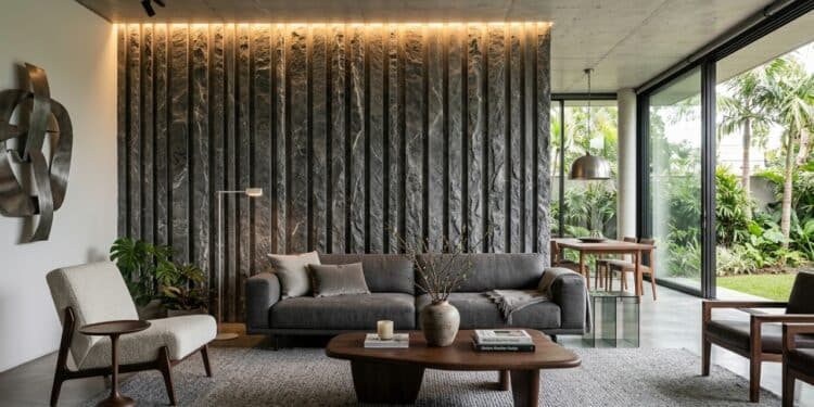 Ripado de Pedra: a tendência mineral que redefine o luxo na decoração