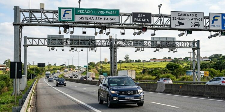 Governo avalia suspender multa de pedágio free flow até o fim de 2026 para ajustar sistema de cobrança