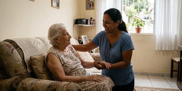 Governo anuncia pagamento de R$ 810,50 por mês para quem cuida de idoso em casa