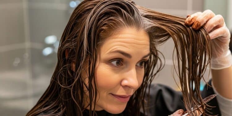 Basta adicionar uma ampola na tintura de cabelo, cobrirá todos os fios grisalhos e garantirá que a cor dure mais tempo