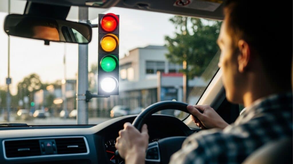 Semáforos com 4ª luz na cor branca: o que significa e para que serve