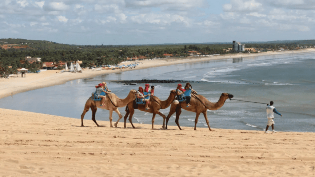 O “Saara do Nordeste” tem passeios de dromedários, dunas que mudam de lugar e já foi até mesmo cenário de novelas famosas