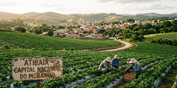A Capital Nacional do Morango fica a 65 km de São Paulo e tem clima friozinho de serra o ano inteiro