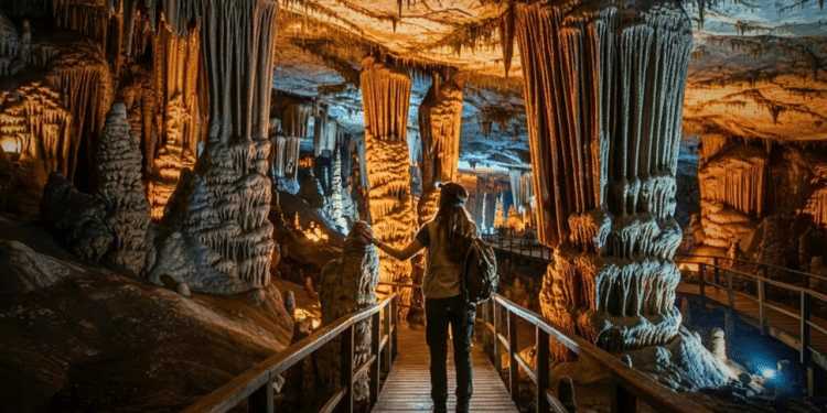 Com rochas de 600 milhões de anos e 200 anos de história, uma caverna iluminada em Minas Gerais parece um sonho