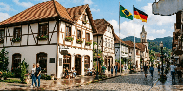 Uma "Pequena Alemanha" no Brasil encanta com cidade organizada, fala três idiomas e guarda dois recordes do Guinness