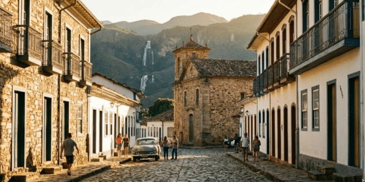 A antiga “Cidade da Pedra”, a 910 metros no norte de Minas, encanta com arquitetura europeia e o mistério de um diamante lendário