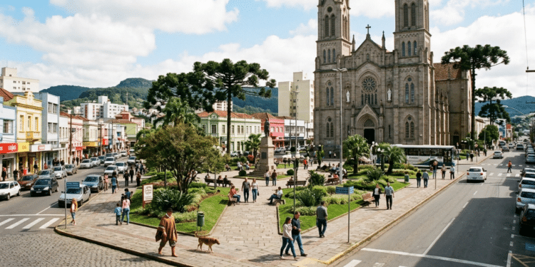 A "Princesa da Serra" em Santa Catarina que parece a Europa no inverno graças ao frio intenso e às tradições preservadas
