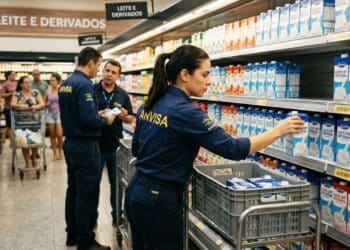 O comunicado da Anvisa que barrou a venda de uma marca famosa de leite por indícios de fraude - Imagem ilustrativa