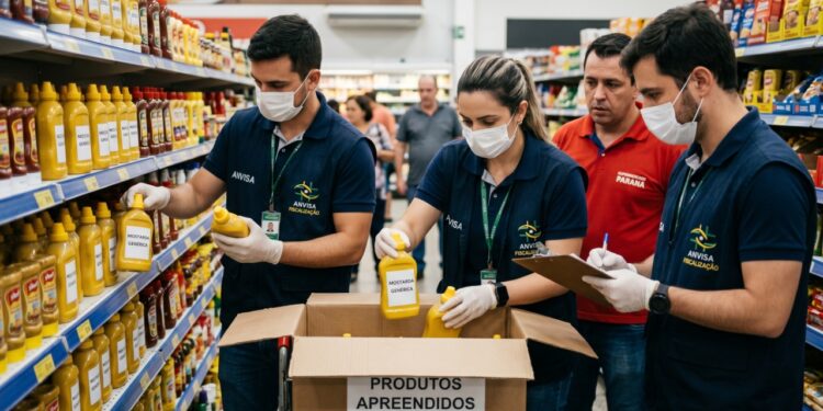 Fiscalização da Anvisa determina apreensão de mostarda e alecrim por riscos sanitários e falta de procedência das marcas