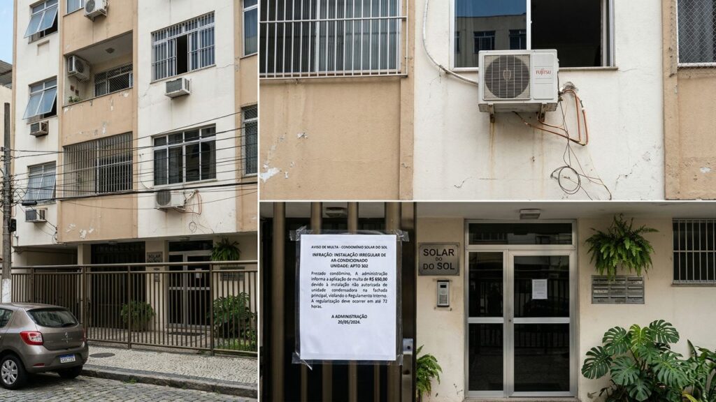 Nova lei proíbe instalar ar-condicionado sem permissão e prevê multa para quem desrespeitar regra