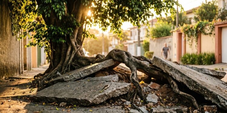 O erro grave no plantio de árvores que está rachando calçadas e causando prejuízos em várias cidades