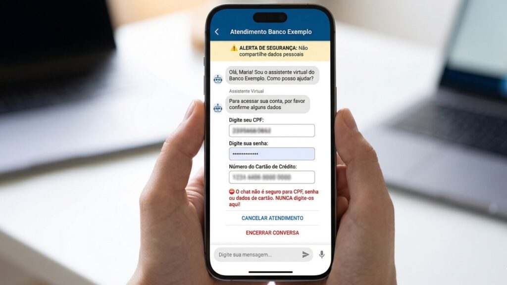 Nunca digite estas 5 coisas em um chatbot: o erro comum que pode expor sua vida pessoal e profissional