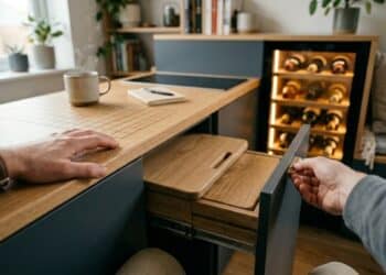 Solução inteligente para cozinhas pequenas otimiza espaço e traz modernidade ao lar