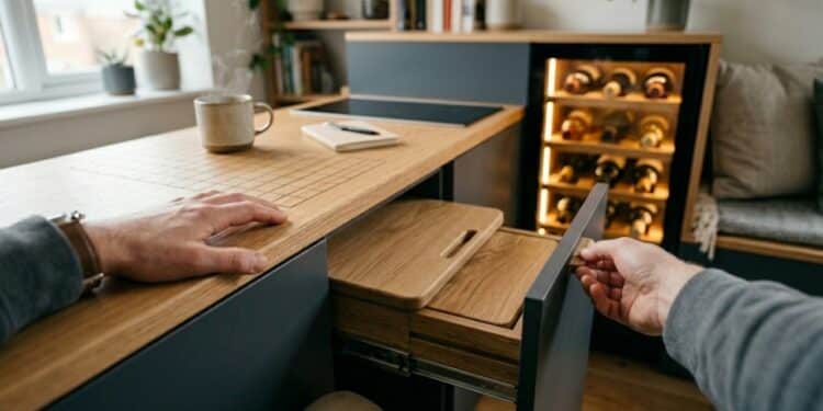 Solução inteligente para cozinhas pequenas otimiza espaço e traz modernidade ao lar