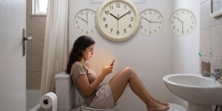 Um estudo científico determinou o impacto que o uso do celular no banheiro pode ter sobre o nosso corpo