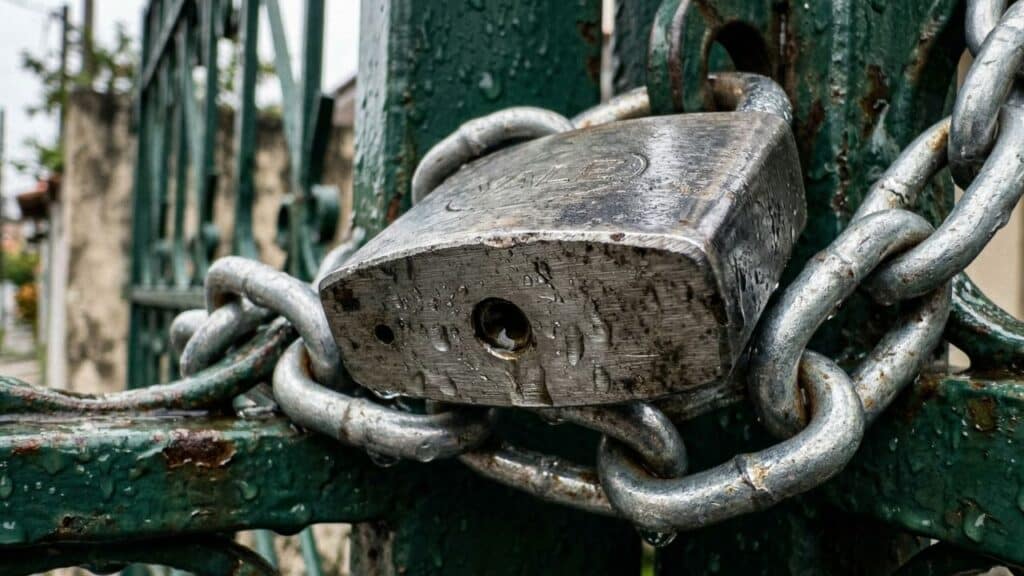 Por que o cadeado tem um pequeno furo embaixo e o que isso revela sobre sua durabilidade