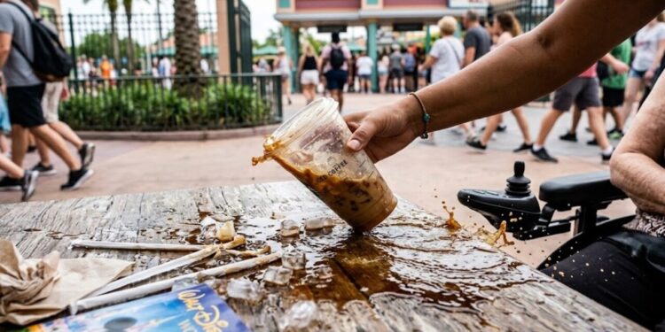 Confusão na Disney termina com brasileira presa por agredir idosa cadeirante com café