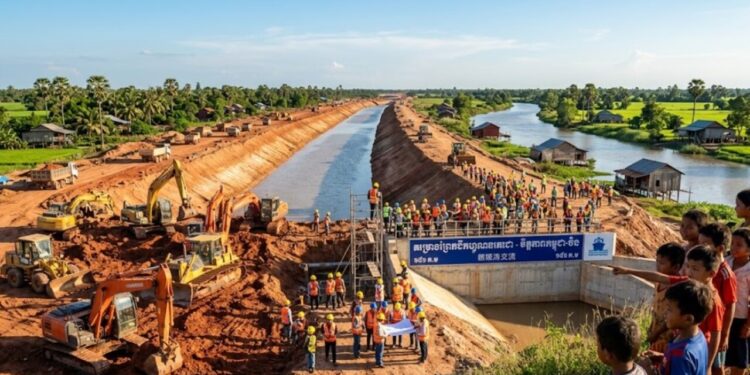 Megaprojeto da China de R$ 6 bilhões promete turbinar o comércio do Camboja com construção de canal de 151 km e criação de até 50 mil empregos na região