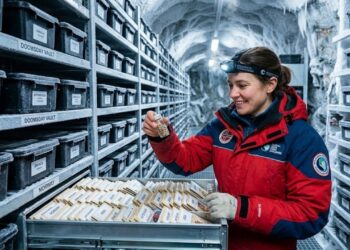 O projeto da 'Arca de Noé do futuro' que preserva sementes essenciais para o futuro da humanidade funciona como um congelador natural e guarda mais de 1 milhão de amostras