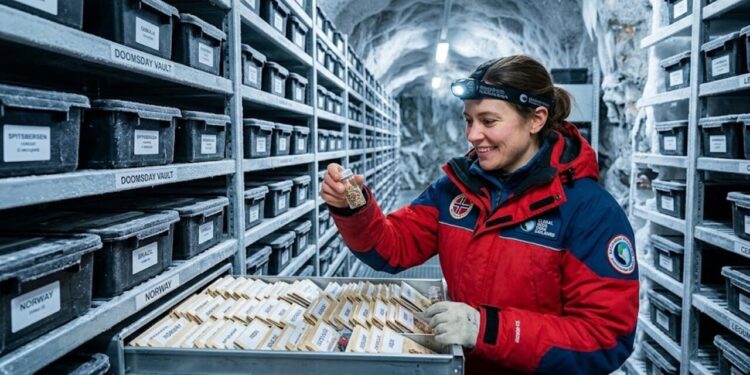 O projeto da 'Arca de Noé do futuro' que preserva sementes essenciais para o futuro da humanidade funciona como um congelador natural e guarda mais de 1 milhão de amostras