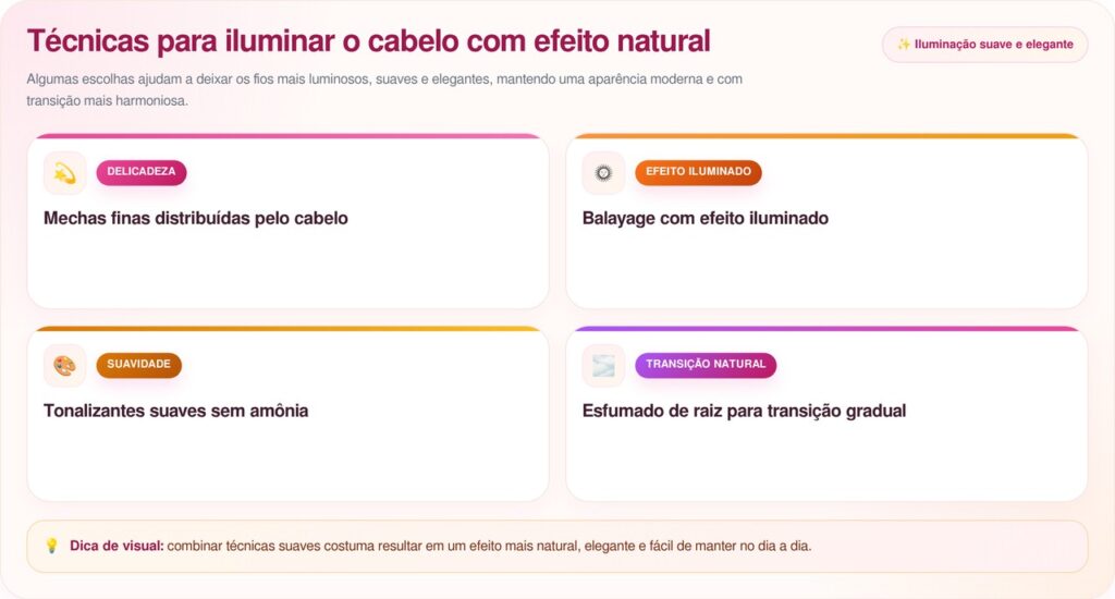 Cores que desaparecem com os cabelos brancos depois dos 40: 5 formas elegantes de disfarçar naturalmente os fios brancos