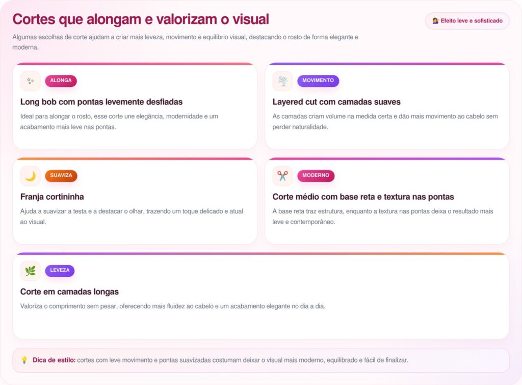 Esses são os 5 cortes de cabelo que rejuvenescem o rosto após os 35 anos