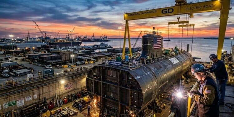 Setor de construção naval nos Estados Unidos prepara megaprojeto de R$ 12 bilhões na Costa do Golfo e reforça força industrial de estruturas para submarinos nucleares
