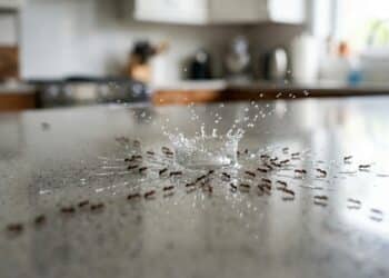 Limpeza estratégica com vinagre mantém a cozinha livre de insetos sem produtos químicos