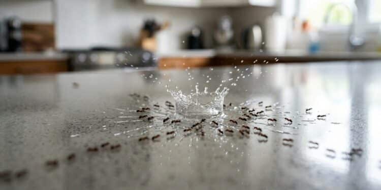 Limpeza estratégica com vinagre mantém a cozinha livre de insetos sem produtos químicos